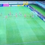Aulia cetak gol di menit 65.35 di siarkan telivisi indosiar.